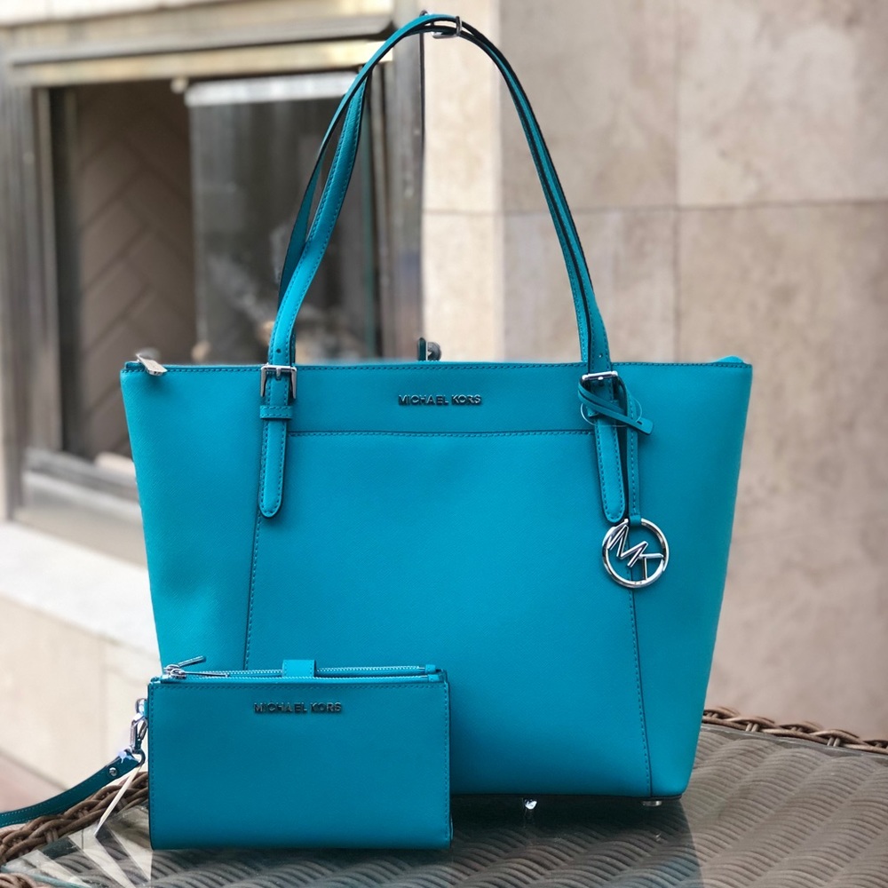 3pcs Michael Kors lg Ciara handbag&wallet&pouch - Picture 4 of 4